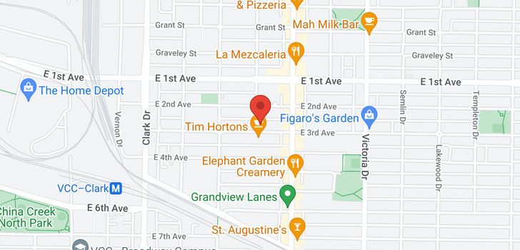 map of 304 1611 3RD AVENUE